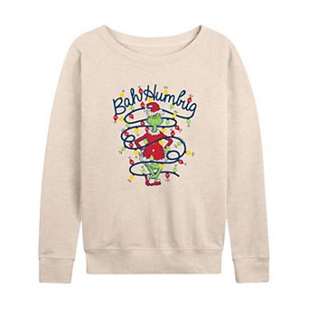 Women's Dr. Seuss The Grinch French Terry Long Sleeve Tee