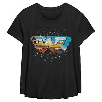 Plus Size Waylon Jennings Desert & Stars Flowy Graphic Tee