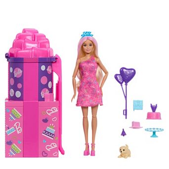 Barbie® Rise & Surprise Pet Birthday Doll & Accessories with Slide