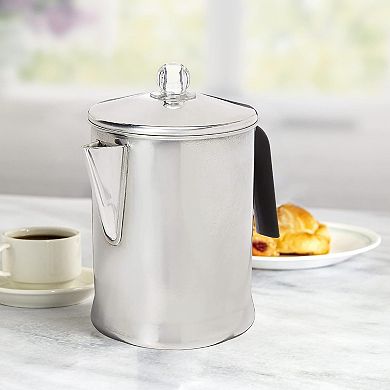 Top filter, durable, can brew coffee on the stove
