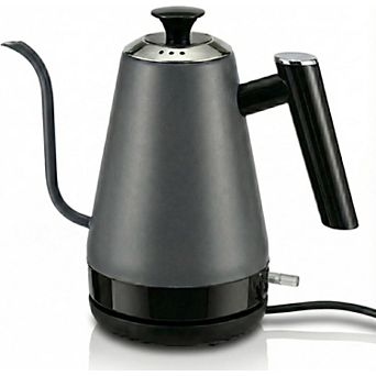Stainless Steel Gooseneck Kettle, Precise Nozzle, Auto Shut-Off & Dry Burn Protection