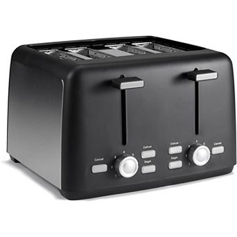 Slice Toaster, Extra Wide Slots for Bagels and Specialty Breads, Removable Crumb Tray,