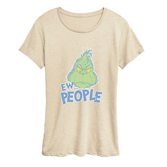 Women's Dr. Seuss The Grinch Ew People Graphic Tee