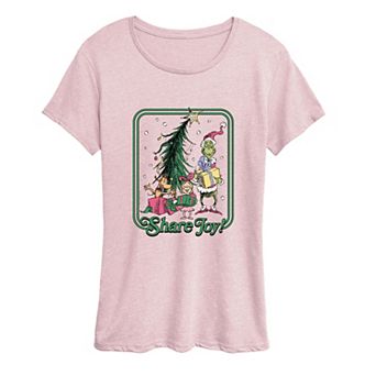 Women's Dr. Seuss The Grinch, Max, & Cindy Lou Who Graphic Tee