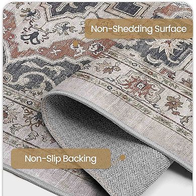 BOGASYL Vintage 3 Piece Non Slip Kitchen Rug Set