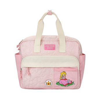 Super Mario Princess Peach Mini Backpack with Adjustable Straps