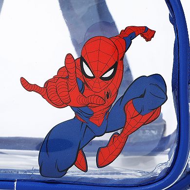 Spider-Man Classic Heroic Pose Clear 10-inch Mini Backpack