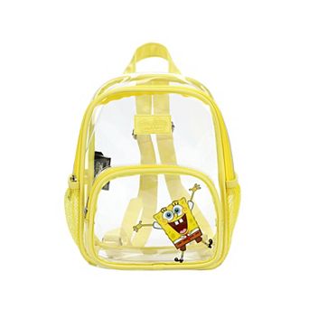 Spongebob Squarepants Open Arms Clear 10-inch Mini Backpack