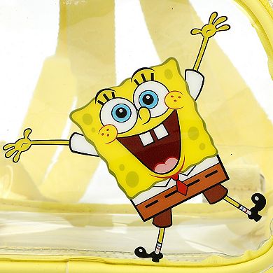 Spongebob Squarepants Open Arms Clear 10-inch Mini Backpack
