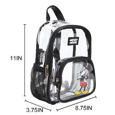 Disney's Mickey Mouse Waving Clear Mini Backpack
