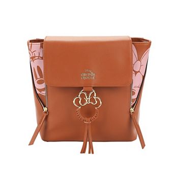 Disney Minnie Mouse Classic Faux Leather Mini Backpack With Bow Accent