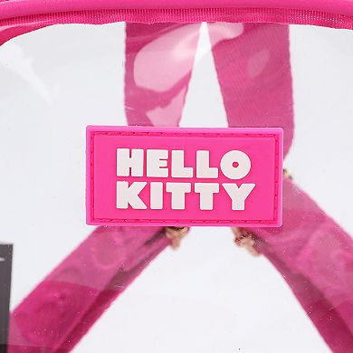 Hello Kitty Sitting Character 11-inch Clear Mini Backpack