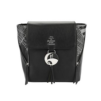 Disney The Nightmare Before Christmas Faux Leather Mini Backpack With Bow Accent