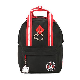 Disney's Mickey Mouse Logo Cotton Canvas Mini Backpack