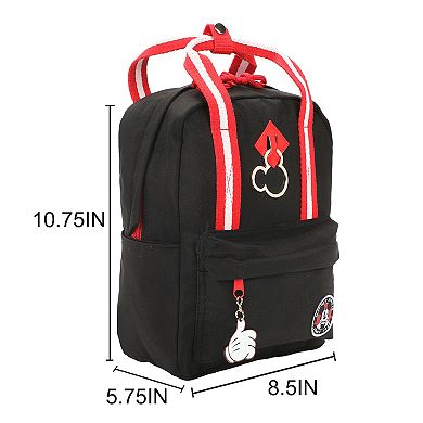 Disney's Mickey Mouse Logo Cotton Canvas Mini Backpack