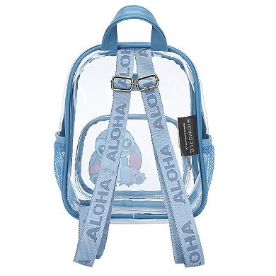 Disney's Lilo & Stitch Curious Pose 11-inch Clear Mini Backpack