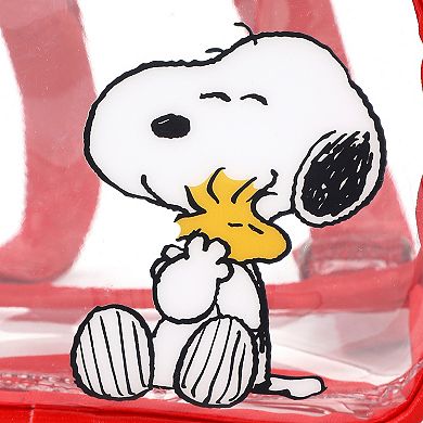 Peanuts Snoopy & Woodstock Clear 10-inch Mini Backpack