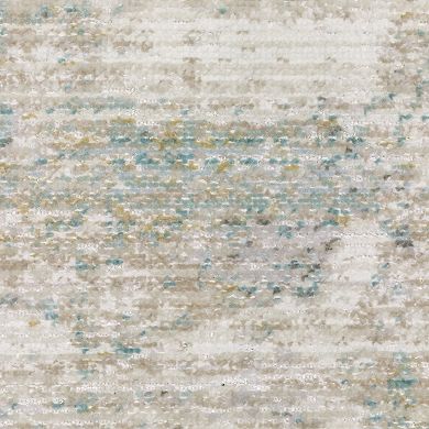 StyleHaven Textural Distressed Abstract Ivory Area Rug