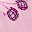 Disco Cherry Bows Pink