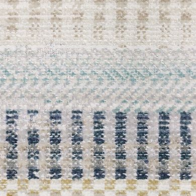 StyleHaven Textural Geometric Thick Striped Area Rug