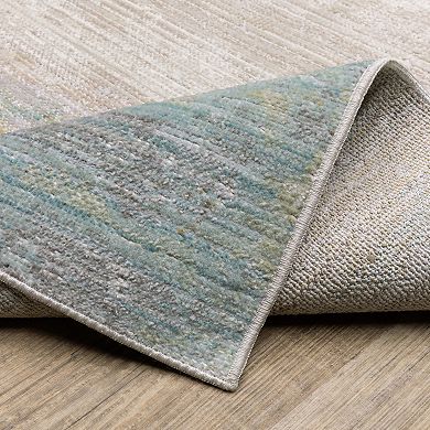 StyleHaven Textural Distressed Ombre Area Rug