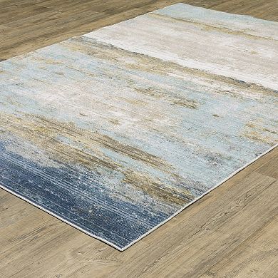 StyleHaven Textural Distressed Ombre Area Rug
