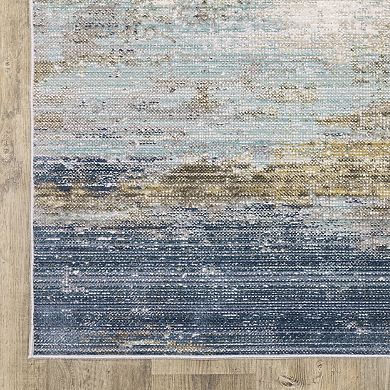 StyleHaven Textural Distressed Ombre Area Rug