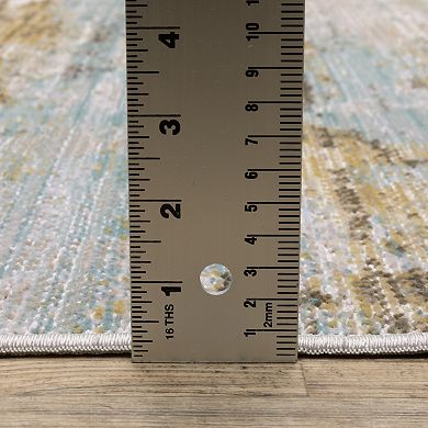 StyleHaven Textural Distressed Ombre Area Rug