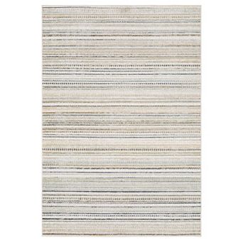 StyleHaven Textural Geometric Striped Area Rug