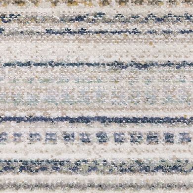StyleHaven Textural Geometric Striped Area Rug