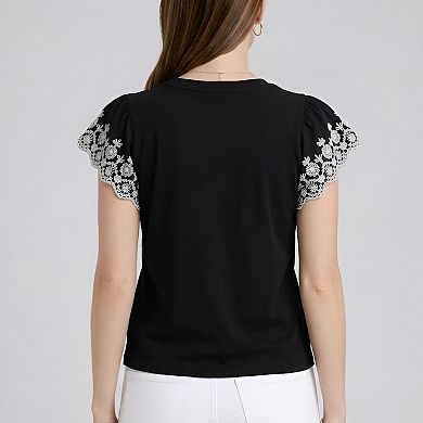 Hunter Embroidered Top