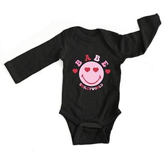 SmileyWorld Babe Smile - Infant Long Sleeve Bodysuit