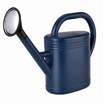 1 Gallon Long Spout Watering Can With Removable Sprinkler Head For Indoor Outdoor Plants