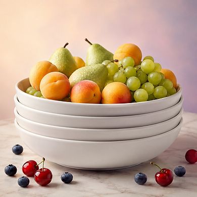10 Inch Porcelain Serving Bowl Set 56 Oz Capacity Dishwasher Safe