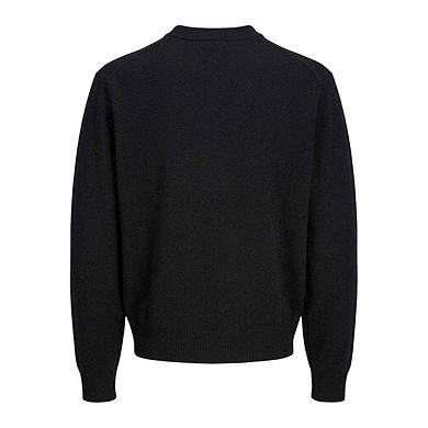 Jack And Jones Mens Crew Neck Regular Long-Sleeved Jumper