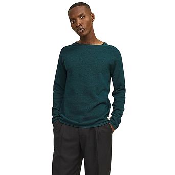 Jack And Jones Mens Textured Regular Raglan Jumper