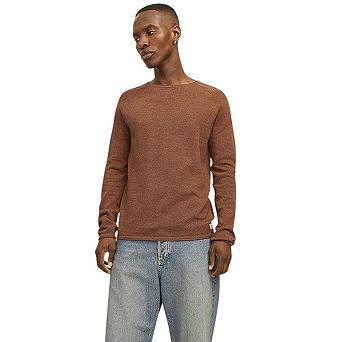 Jack And Jones Mens Textured Regular Raglan Jumper