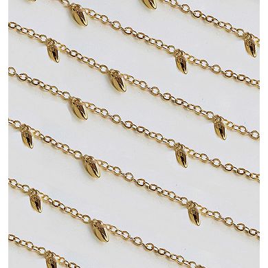 RICE BEAD CHAIN NECKLACE