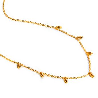 RICE BEAD CHAIN NECKLACE