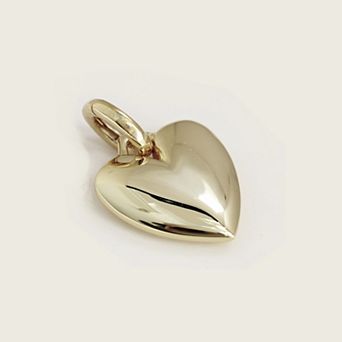 PUFFY HEART NECKLACE PENDANT ONLY