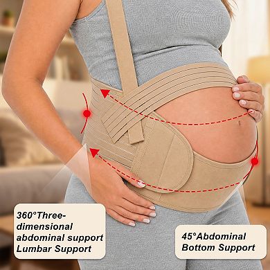 Pregnancy Belly Band, Shoulder Strap Belly Support Brace, Pregnancy Support Belt, Abdominal Binder
