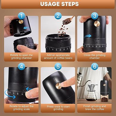 Portable Electric Coffee Grinder