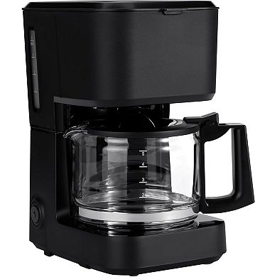 Drip Coffee Maker with Glass Coffee Pot, Auto Shut-off, Auto Pause, Removable Filter Basket