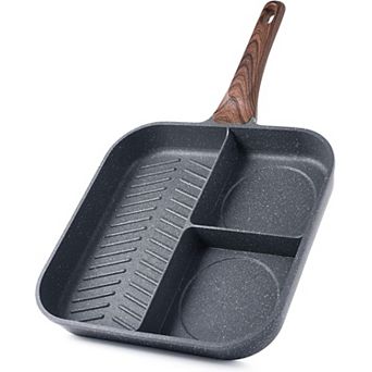 Nonstick Square Grill Pan, Versatile Breakfast Skillet