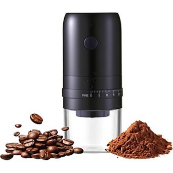 Electric coffee grinder, adjustable coffee grinder from coarse to fine grinding,