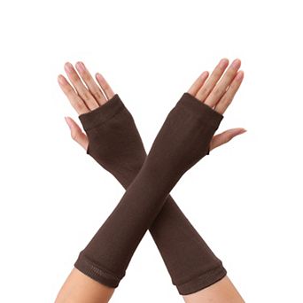 Unisex Classic Fashion Stretch Fingerless Arm Warmers Oversleeve