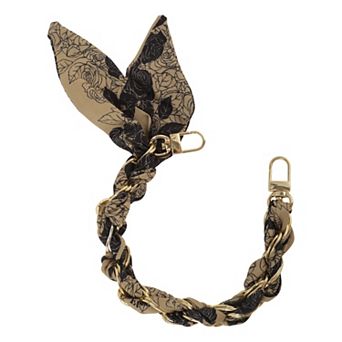 Handbag Straps, Silk Scarf Series Phone Lanyard with Scarf Charm, Replacement Straps for Purses, 1 pc