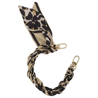 Handbag Straps, Silk Scarf Series Phone Lanyard with Scarf Charm, Replacement Straps for Purses, 1 pc