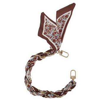 Handbag Straps, Silk Scarf Series Phone Lanyard with Scarf Charm, Replacement Straps for Purses, 1 pc