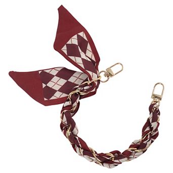 Handbag Straps, Silk Scarf Series Phone Lanyard with Scarf Charm, Replacement Straps for Purses, 1 pc
